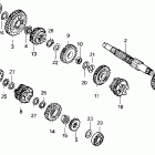 NX250 DOMINATOR Трансмиссия