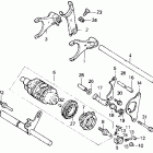 CB400F Вилка переключения передач