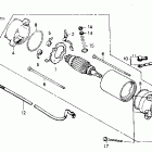 CB125TT Стартер электрический