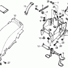 CB400F Заднее крыло