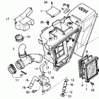 NX250 DOMINATOR Воздухозаборник