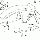 CB125TT Переднее крыло