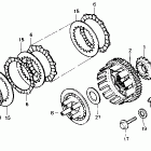 XL600V Сцепление