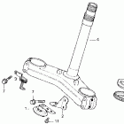 VFR750R Траверса нижняя