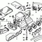 CBR1000F Воздухозаборник