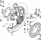CR500R Rear wheel 90-91