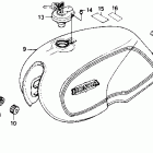 GB500 Топливный бак