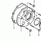 CBR1000F Крышка картера левая