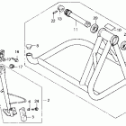 VFR750R Подножка