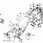 VTR250 Заднее крыло