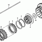 CBR1000F Сцепление