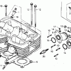 CB125TT Головка цилиндра