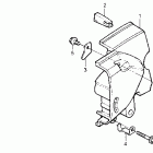 CB125TT Left rear cover