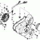 NX250 DOMINATOR Крышка картера левая