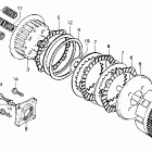 CB125TT Сцепление