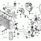 CB400F Радиатор