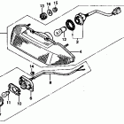 VTR250 Фонарь задний