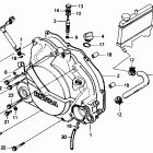 NS50F Крышка картера правая