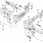 CB125TT Подножки