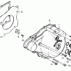 CB125TT Крышка картера левая