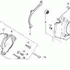 CB400F Left rear cover