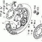 CR250R Rear wheel 90-91