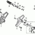 VTR250 Подножки