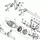 CBR600F Вилка переключения передач