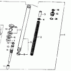 VTR250 Front fork 90