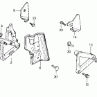 VFR750R Подножки