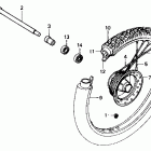 NX125 Переднее колесо