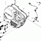 NX650 Крышка картера правая