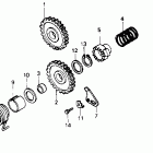 CR80R Кик стартер
