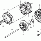 CR250R Сцепление