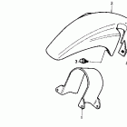 NX650 Переднее крыло