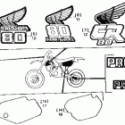 CR80R Наклейки