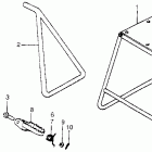 CR250R Подножки