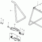 CR125R Подножка