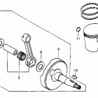 CR250R Коленвал