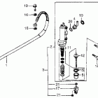 CR250R Rear brake master cylinder 87-89