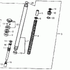 VTR250 Front fork 88-89