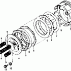CR80R Сцепление