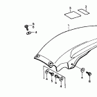 CR500R Заднее крыло