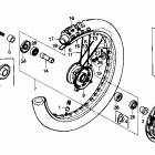 CR500R Переднее колесо