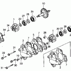 CR125R Водяной насос