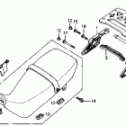 NX650 Сидение
