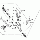 CR500R Главный тормозной цилиндр - передний