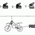 CR500R Наклейки