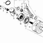 CR80R Коленвал