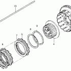 CBR1000F Сцепление